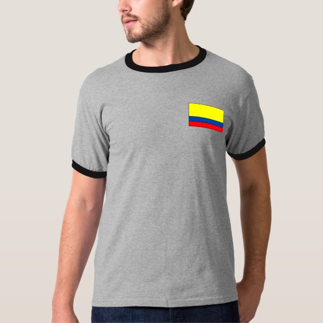 Kolumbianische Flaggen-T - Shirts und Geschenke (Vorderseite)
