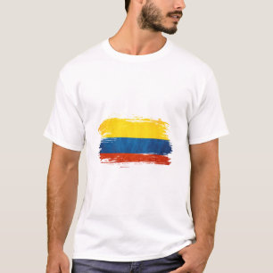 Kolumbianische Flaggenkunst T-Shirt
