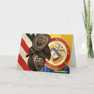 Kolumbianische Freundschaft Karte