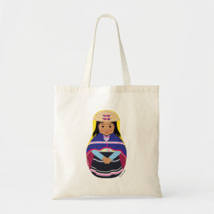 Kolumbianische Misak oder Guambiana Matryoshka Tragetasche