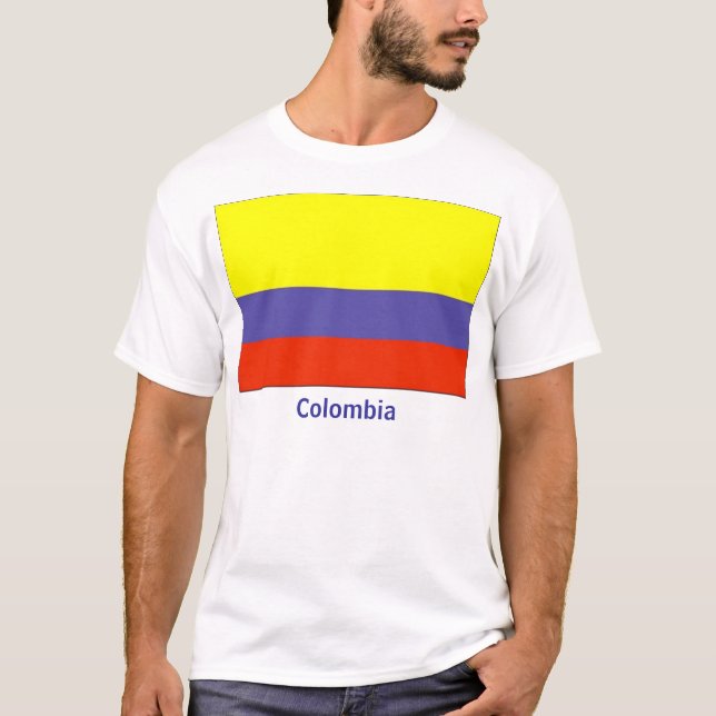 Kolumbianischer Flagge T - Shirt (Vorderseite)