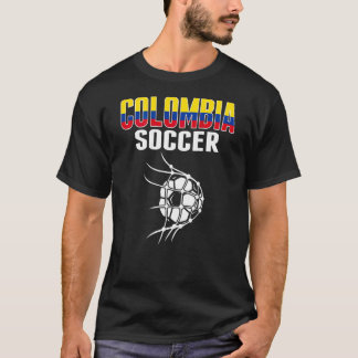 Kolumbianischer Fußball im Netz   Kolumbianische F T-Shirt