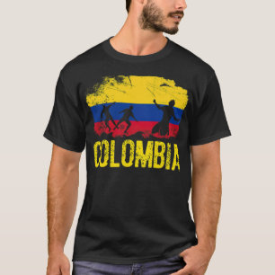 kolumbianischer Fußballspieler T-Shirt