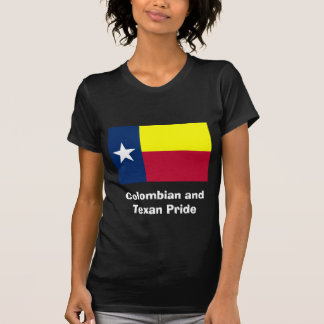 Kolumbianischer und Texan-Stolz T-Shirt