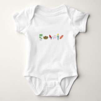 Kolumbianisches amerikanisches Baby-One-Piece Baby Strampler