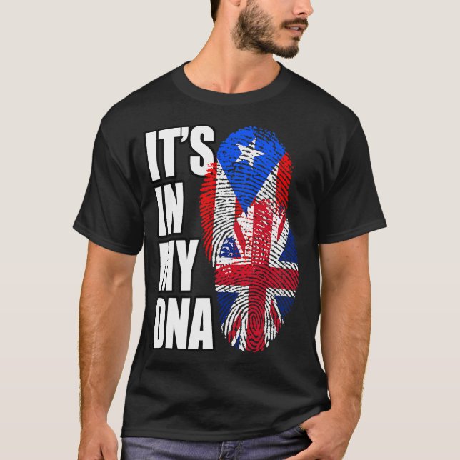 kolumbianisches und philippinisches DNA-Mix-Flag H T-Shirt (Vorderseite)