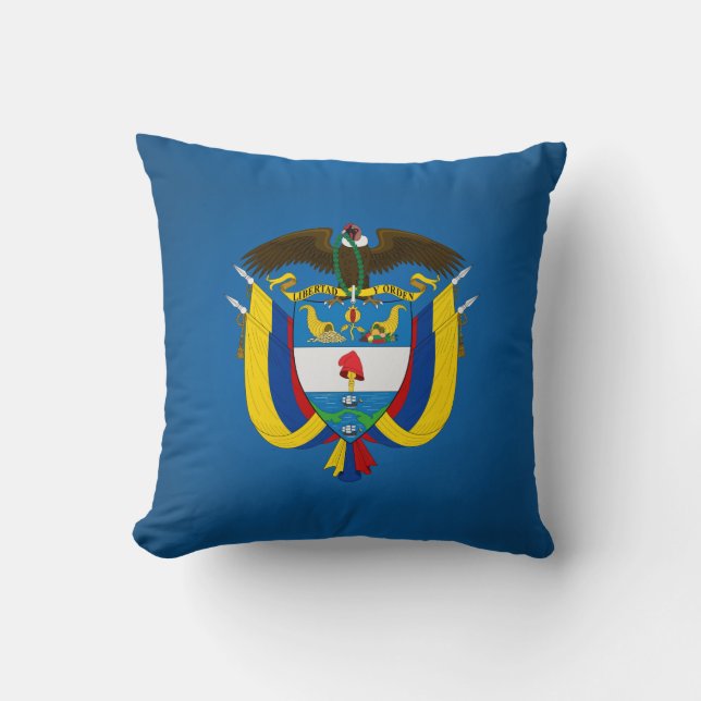 kolumbianisches Wappen Kissen (Vorderseite)
