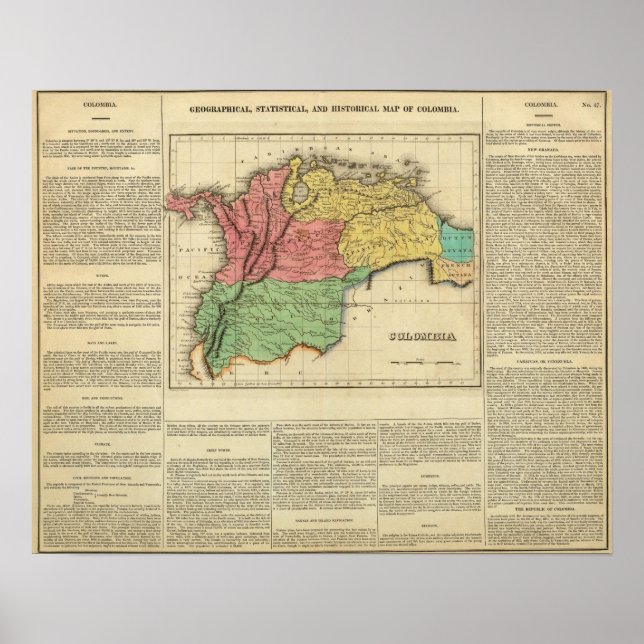 Kolumbien 3 poster (Vorne)