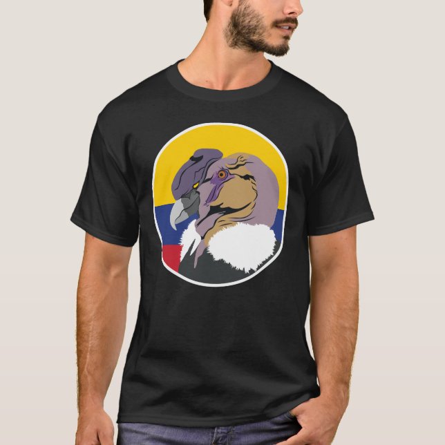 Kolumbien Andenkondor Kolumbianischer Nationaler T T-Shirt (Vorderseite)
