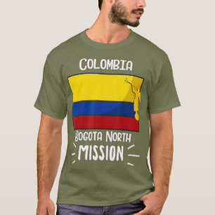 Kolumbien Bogota Nord Mormon LDS-Missionsgeschenk T-Shirt