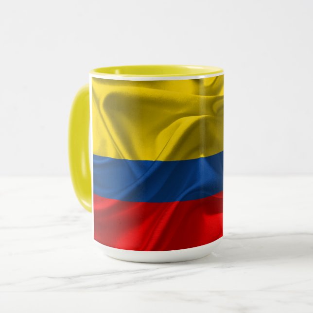 Kolumbien-Combo-Tasse Tasse (Vorderseite Links)