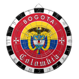 Kolumbien Dartboard, kolumbianische Flaggen-Darts  Dartscheibe