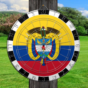 Kolumbien Dartboard, Spielbrett, kolumbianische Fl Dartscheibe