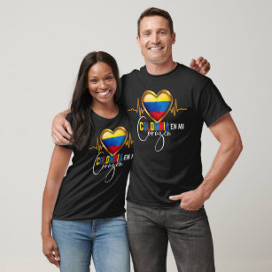 Kolumbien en Mi Corazon Kolumbianischen Pride Matc T-Shirt