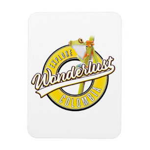 Kolumbien erforschen Wunderland Magnet