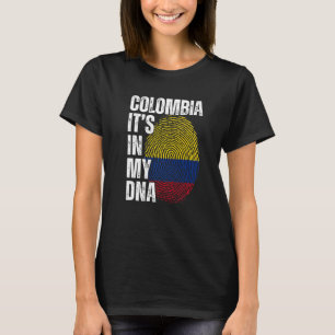 Kolumbien Es Ist In Meiner DNA Passend Zu Kolumbia T-Shirt