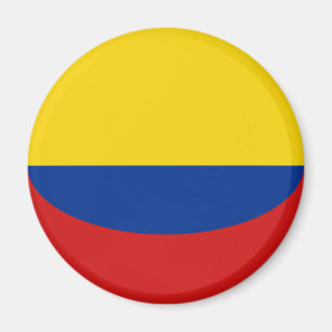 Kolumbien Fischaugen-Flagge-Magnet Magnet