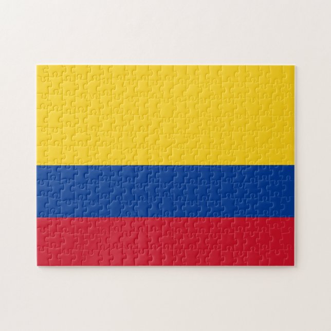 Kolumbien Flag Jigsaw Puzzle (Horizontal)