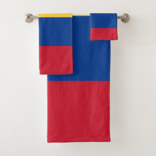 Kolumbien-Flagge Badhandtuch Set