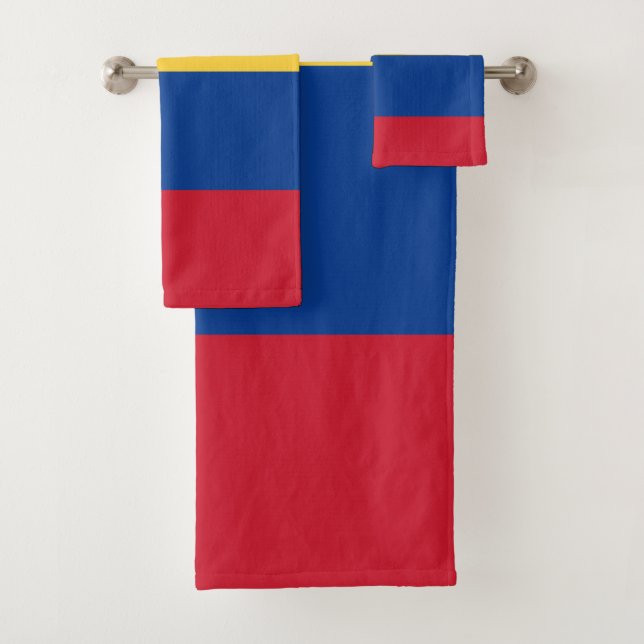 Kolumbien-Flagge Badhandtuch Set (Insitu)