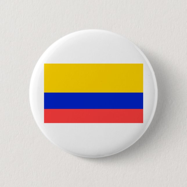 Kolumbien-Flagge Button (Vorderseite)