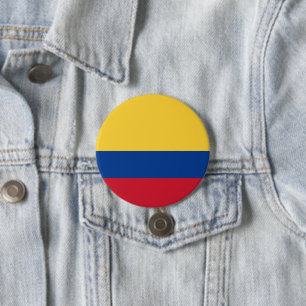 Kolumbien-Flagge Button