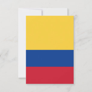 Kolumbien-Flagge Dankeskarte