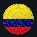 Kolumbien-Flagge Dartscheibe<br><div class="desc">kolumbianische Flaggen-Designs</div>