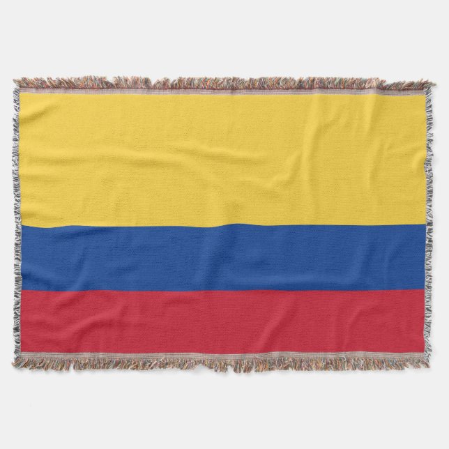 Kolumbien-Flagge Decke (Vorderseite)