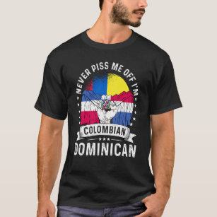 Kolumbien Flagge Dominikanischer Spaß Bürger Pride T-Shirt