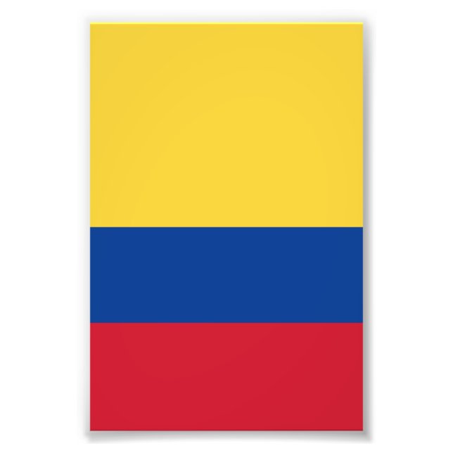 Kolumbien-Flagge Fotodruck (Vorne)