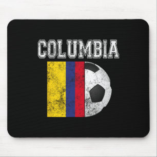 Kolumbien-Flagge - Fußball Mousepad