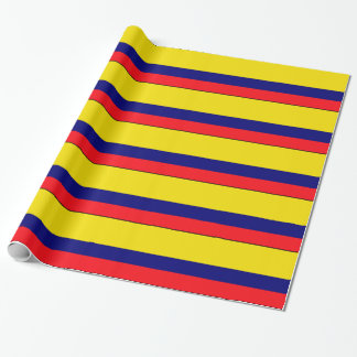 Kolumbien-Flagge Geschenkpapier