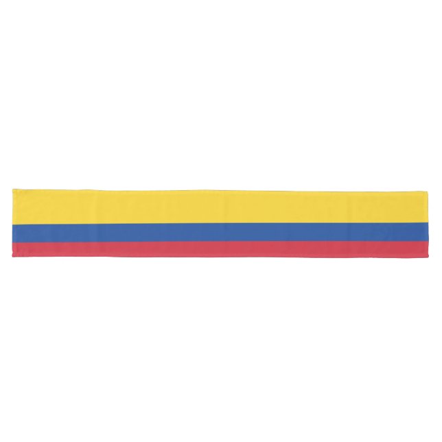Kolumbien-Flagge Großer Tischläufer (Horizontal)