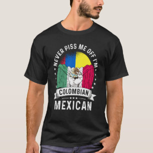 Kolumbien-Flagge In Mexiko Gewachsen Humor Bürger T-Shirt