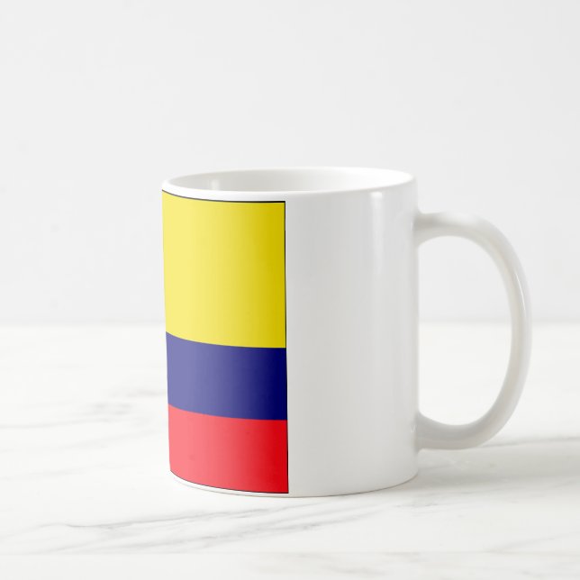 Kolumbien-Flagge Kaffeetasse (Rechts)