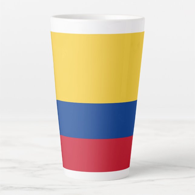 Kolumbien-Flagge Milchtasse (Vorderseite)