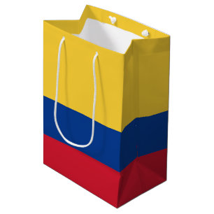 Kolumbien-Flagge Mittlere Geschenktüte