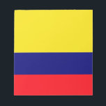 Kolumbien-Flagge Notizblock<br><div class="desc">kolumbianische Flaggen-Designs</div>