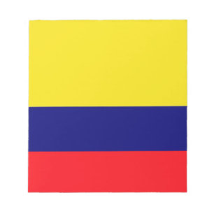 Kolumbien-Flagge Notizblock