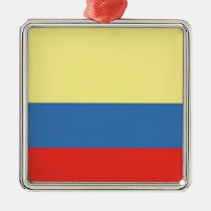 Kolumbien-Flagge Ornament Aus Metall