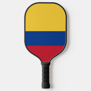 Kolumbien-Flagge Pickleball Schläger