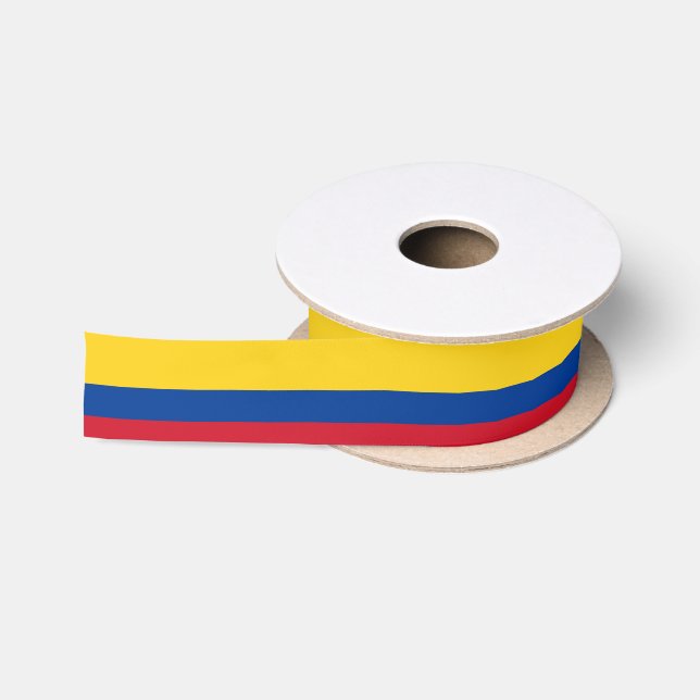 Kolumbien-Flagge Satinband (Spule)