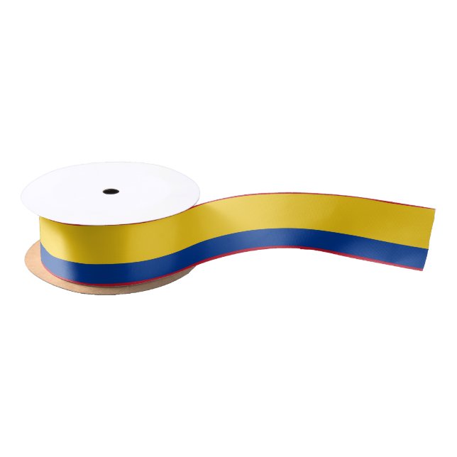 Kolumbien-Flagge Satinband (Spule)