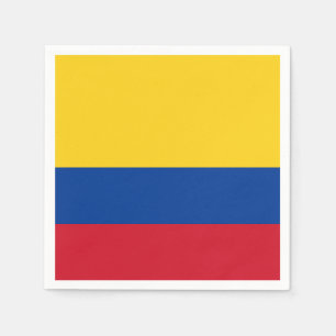 Kolumbien-Flagge Serviette