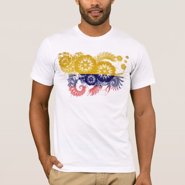 Kolumbien-Flagge T-Shirt (Vorderseite)