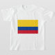 Kolumbien-Flagge T-Shirt (Laydown)