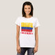 Kolumbien-Flagge T-Shirt (Vorne ganz)