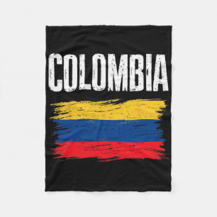 Kolumbien-Flagge Trikot kolumbianische Fußballmann Fleecedecke