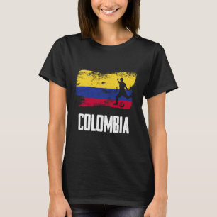Kolumbien-Flagge Trikot kolumbianische Fußballmann T-Shirt